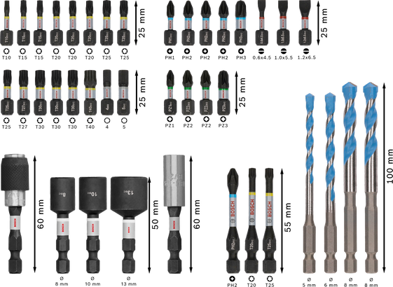 Mešani PRO Impact Mixed Set