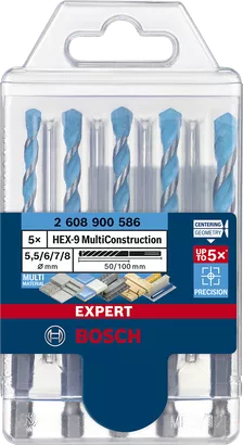 طقمُ EXPERT HEX-9 Multi Construction للموادِ المتعددةِ