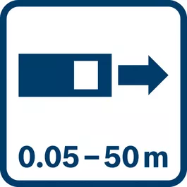 Arbetsintervall ned till 50 m