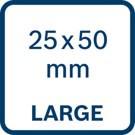  Large – 25 x 50 mm