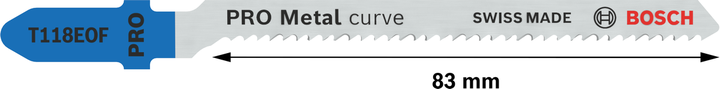 PRO Metal curve T118EOF