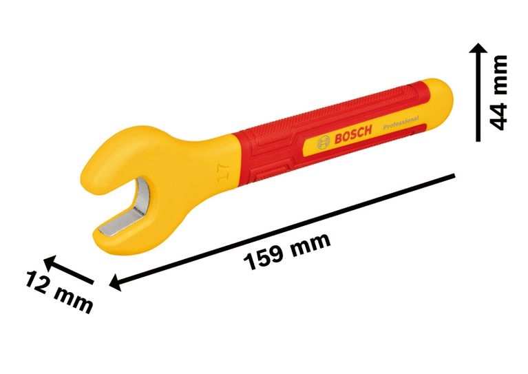 Profesionalni viličasti ključ VDE 17 mm