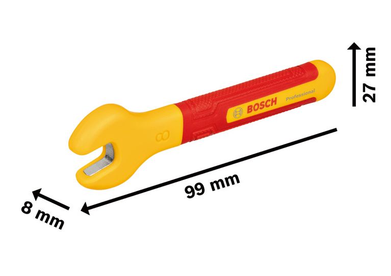 Viličasti ključ VDE 8 mm