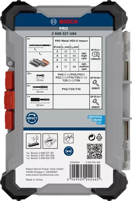 Komplet PRO Impact Metal Set