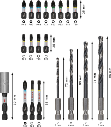 Komplet PRO Impact Metal Set