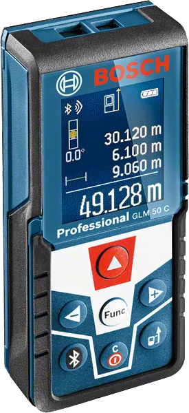 Télémètre laser Bosch Professional GLM 50-27 CG Bluetooth, application  informative, adaptateur de trépied 6,3 mm (1/4) - Conrad Electronic France