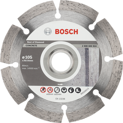 Disque à tronçonner diamanté Best for Concrete - Bosch Professional