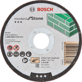 Standard for Stone Kesici Disk