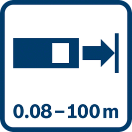  Значок Bosch MT GLM 100C дальність дії 0,05–100 м поз.