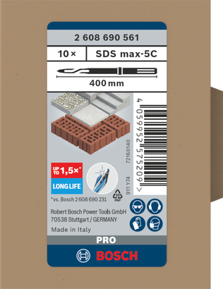 PRO SDS max-5C Set